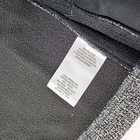 Spyder Charcoal Heather Speed Jacket Size M Mens Full Zip Fleece Jackets - Picture 8 of 10